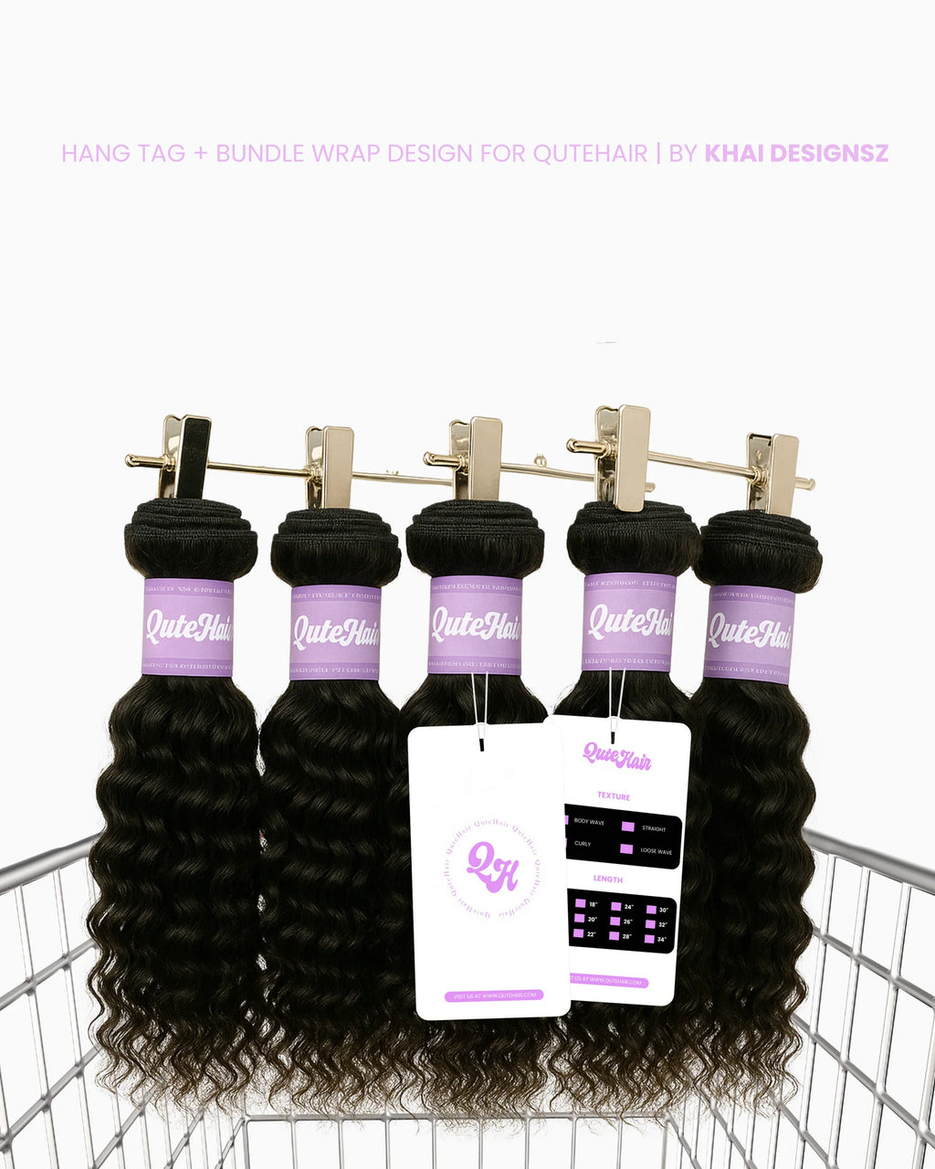 Hair Bundle Wrap Design