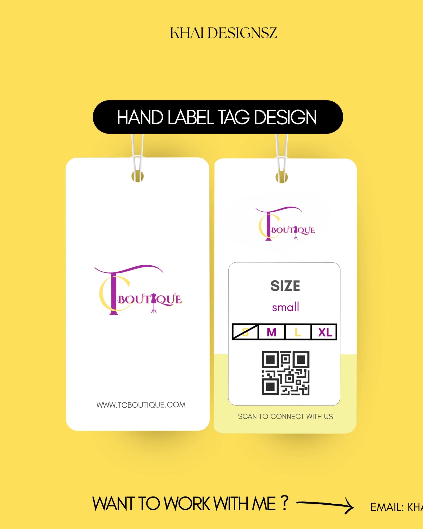 Hang Tag Label Design