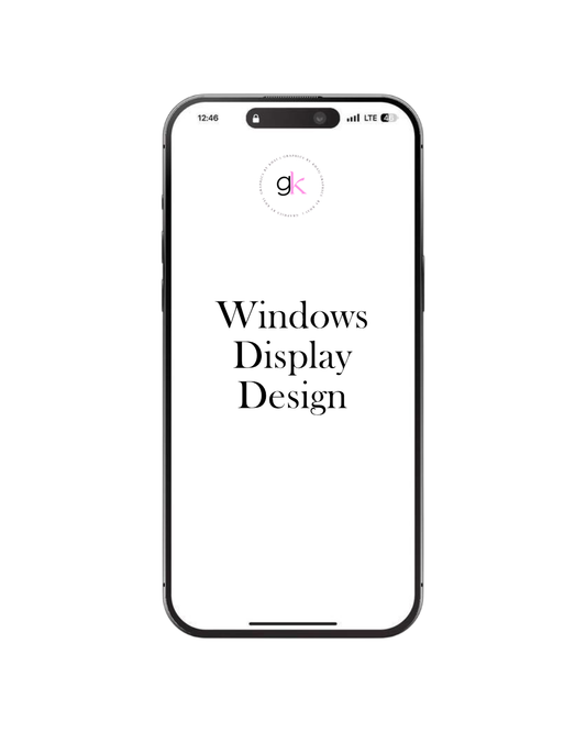 Window Display Banner Design